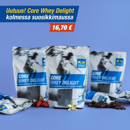 Uutuus! Core Whey Delight 20 %